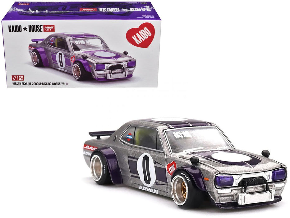 Kaido★House - Nissan Skyline GT-R (KPGC10) Kaido Works V1 - Mini GT - Mijo Exclusives - 1/64 - KHMG165 Passion Diecast