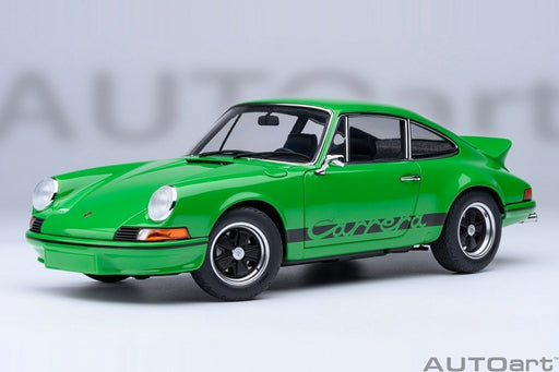 Porsche 911 Carrera 2.7 RS (Viper Green with Black stripes) - Autoart 1/18 - 78034 - Passion Diecast 