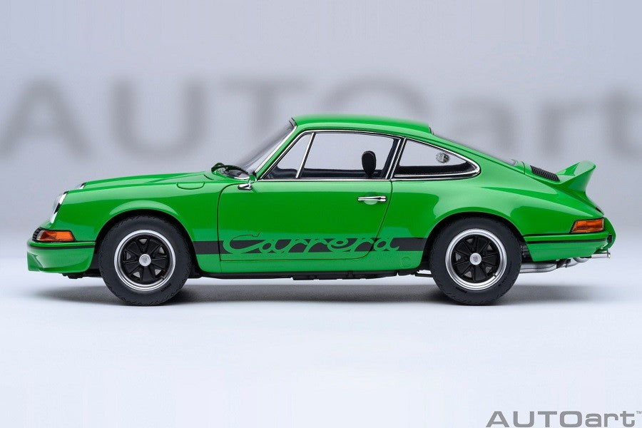 Porsche 911 Carrera 2.7 RS (Viper Green with Black stripes) - Autoart 1/18 - 78034 - Passion Diecast 