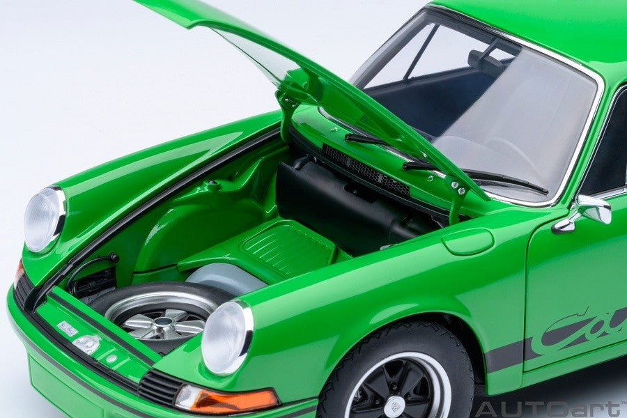 Porsche 911 Carrera 2.7 RS (Viper Green with Black stripes) - Autoart 1/18 - 78034 - Passion Diecast 