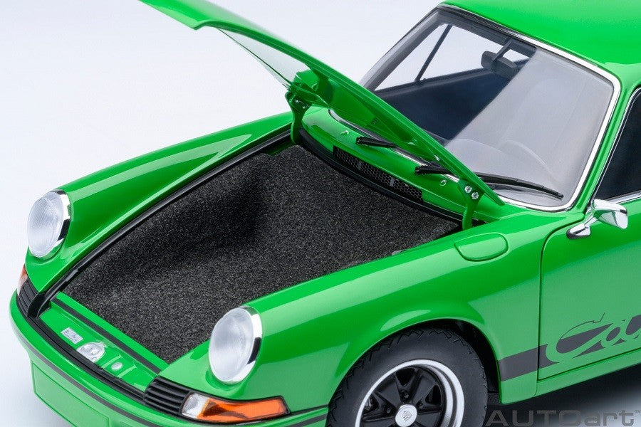 Porsche 911 Carrera 2.7 RS (Viper Green with Black stripes) - Autoart 1/18 - 78034 - Passion Diecast 