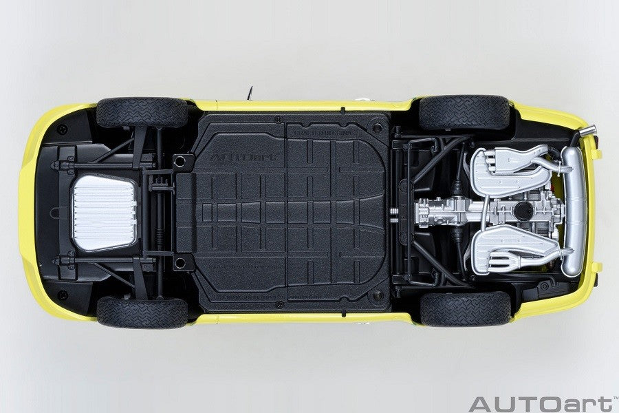 Porsche 911 Carrera 2.7 RS (Light Yellow with Green stripes) - Autoart 1/18 - 78033 - Passion Diecast 