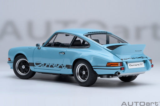 Porsche 911 Carrera 2.7 RS (Gulf Blue with Black stripes) - Autoart 1/18 - 78032 - Passion Diecast 