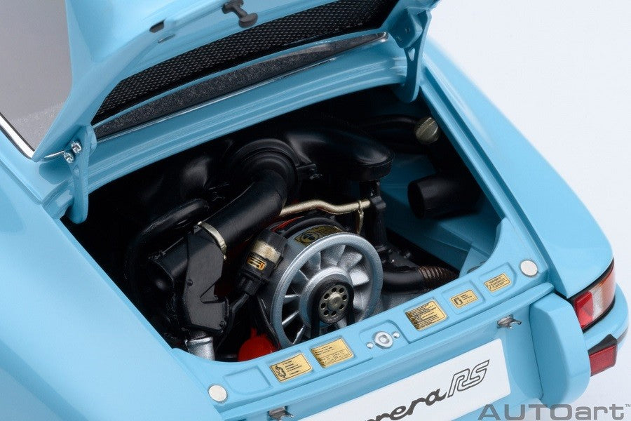 Porsche 911 Carrera 2.7 RS (Gulf Blue with Black stripes) - Autoart 1/18 - 78032 - Passion Diecast 