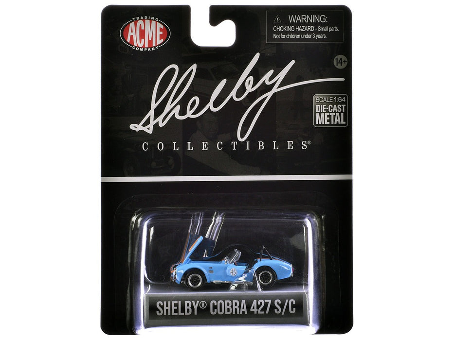 No.45 1965 SHELBY COBRA 427 S/C - GULF COLORS -  Shelby Collectibles 1/64 - SC-705-45 - Passion Diecast 
