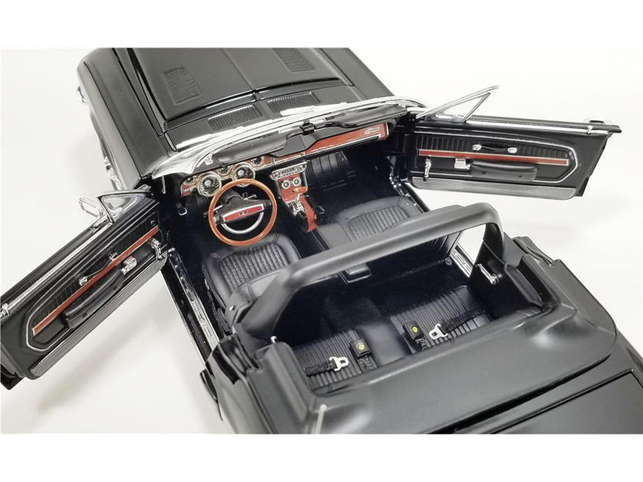 1968 Shelby GT500KR Convertible in Black with White Top - Estimated Production 750 Pieces - ACME - 1/18 - A1801875