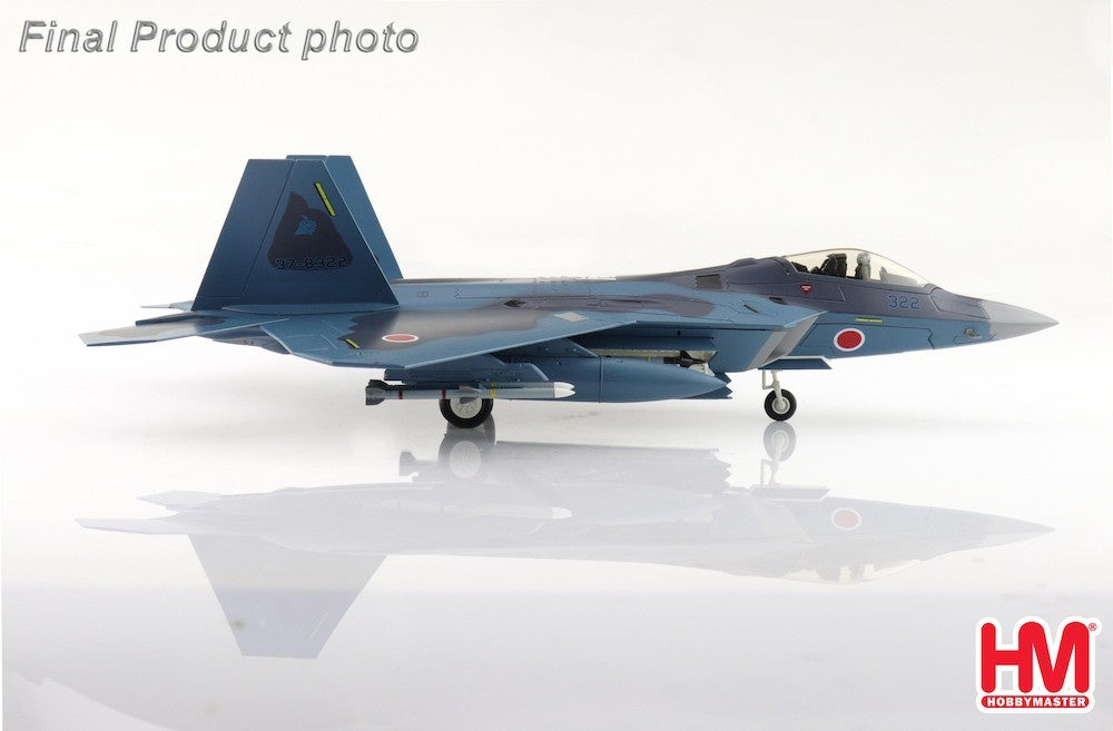 Lockheed F-22J Raptor / JASDF 3rd Hikotai, no. 37-8322, Japan, Fantasy Aircraft / Hobby Master 1:72 HA2830
