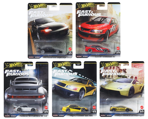 Fast & Furious Premium 2025 M Assortment - Set Of 5 Cars - HNW46-956 -  Passion Diecast