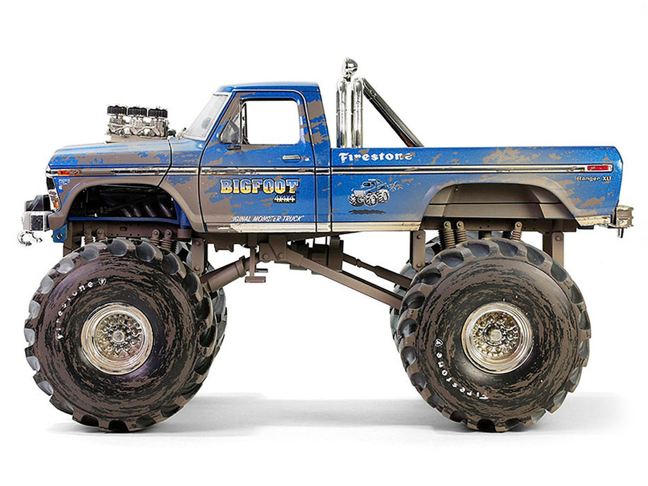(Free shipping) Bigfoot NO1 - Ford F-250 Monster Truck 1974 with 66-Inch Tires Dirty Version  -1/18  Greenlight 13694