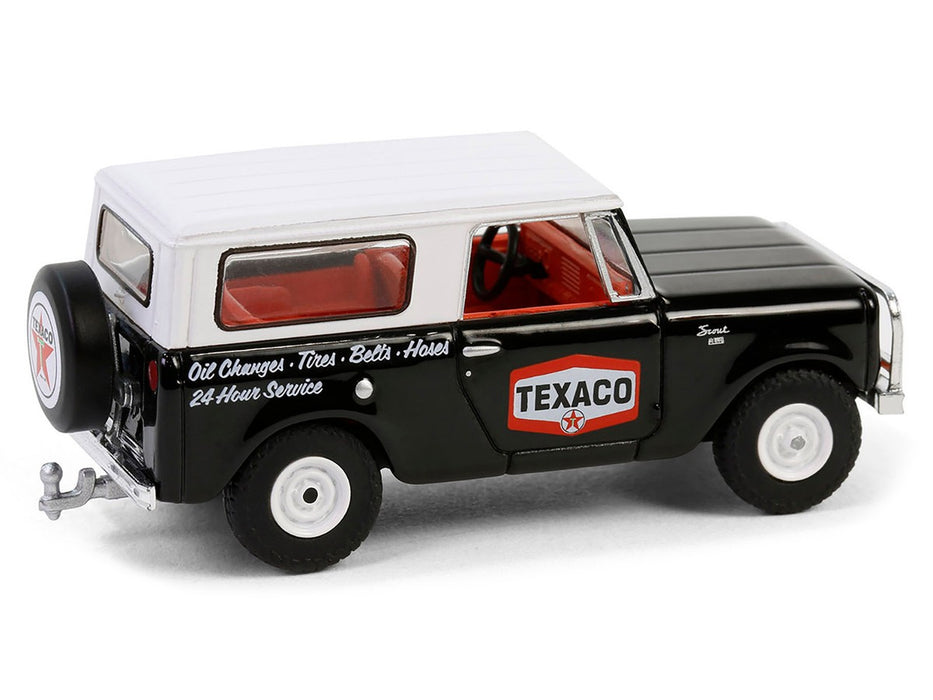 Texaco - 1963 Harvester Scout - Texaco Special Edition Series 1 - 1/64 Greenlight - 41165 B