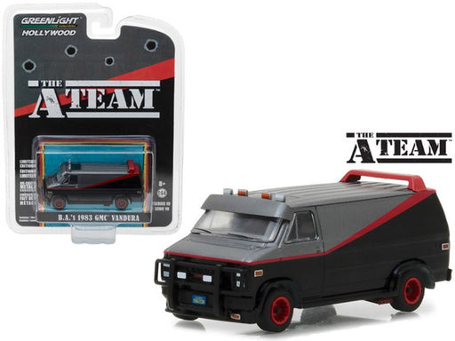 The A-Team  - 1983 GMC Vandura Greenlight 1/64 44790 B Hollywood 19 Passion Diecast 