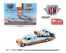 1973 Chevrolet C30 Wedge Truck & 1978 Chevrolet Silverado 10 Bedless Gulf Livery - M2 Machine - 1:64 - 39200-MJS07