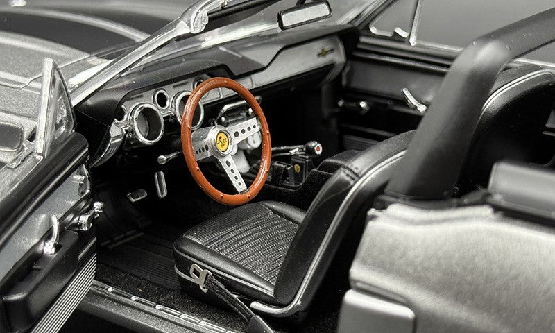 1967 Ford Mustang Shelby GT500 Pro Touring Convertible Gunmetal Gray - Production 750 - ACME - 1/18 - A1801884