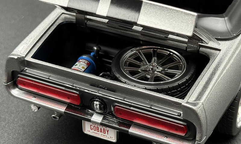 1967 Ford Mustang Shelby GT500 Pro Touring Convertible Gunmetal Gray - Production 750 - ACME - 1/18 - A1801884