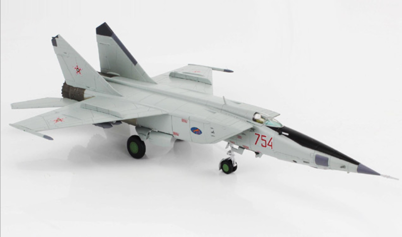 (Preorder) Mikoyan-Gurevich MiG-25RBT Foxbat-B / Bulgarian Air Force, Red 754, Bulgaria / Hobby Master 1:72 HA5653