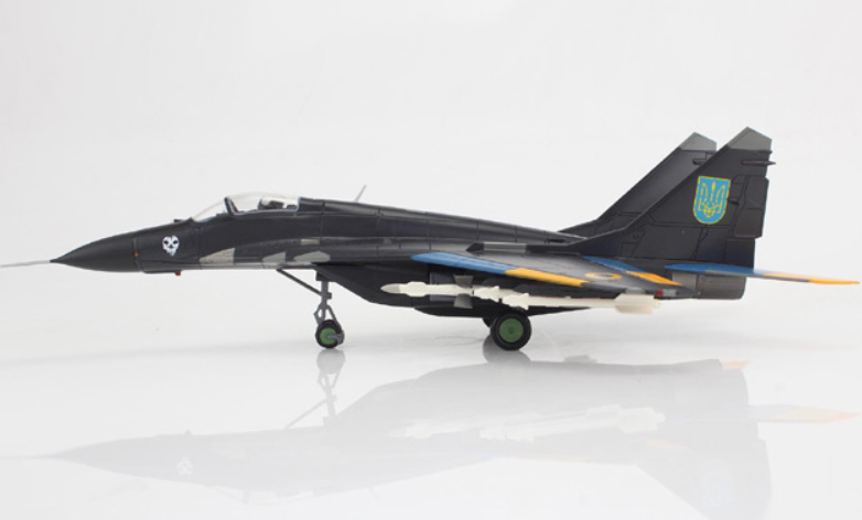 (Preorder) Mikoyan MiG-29MU1 Fulcrum-C / Ukrainian Air Force, Ghost of Kyiv, Ukraine, 2023 / Hobby Master 1:72 HA6525