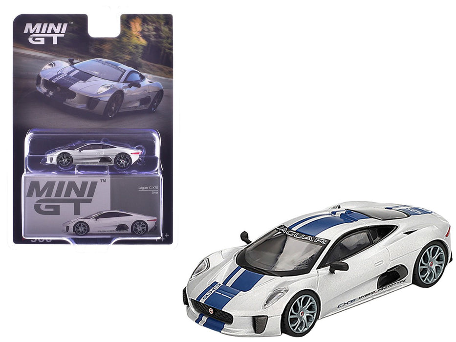 Jaguar C-X75 Silver - Mini GT - 1:64 - MGT00960 Passion Diecast