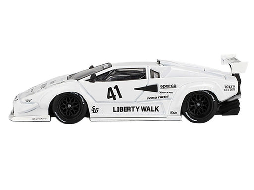 Lamborghini Countach LB-WORKS White 2024 Tokyo Auto Salon - Mini GT - 1:64 - MGT00966 Passion Diecast