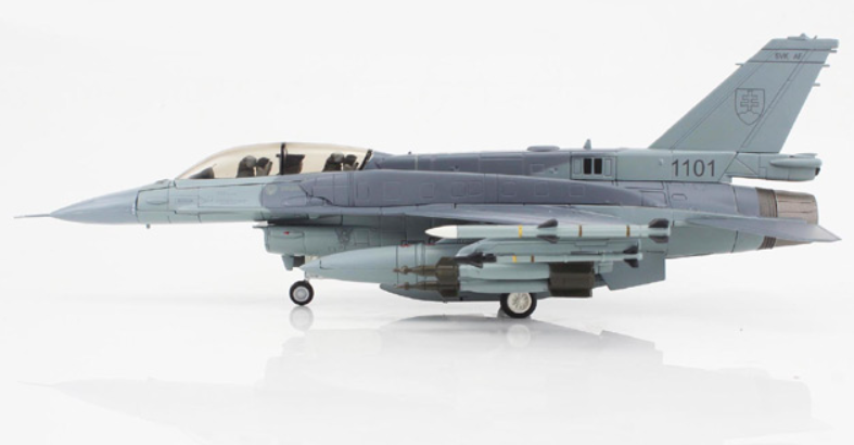 (Preorder) Lockheed F-16D Fighting Falcon / Slovak Air Force, no. 1101, Slovakia, 2024 / Hobby Master 1:72  HA38049