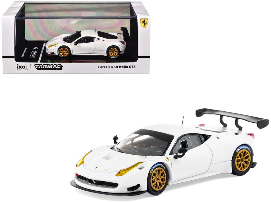 Ferrari 458 Italia GT3 - White - IXO Models Collab - Road64 - Tarmac Works - 1/64 - T64R-074-WH