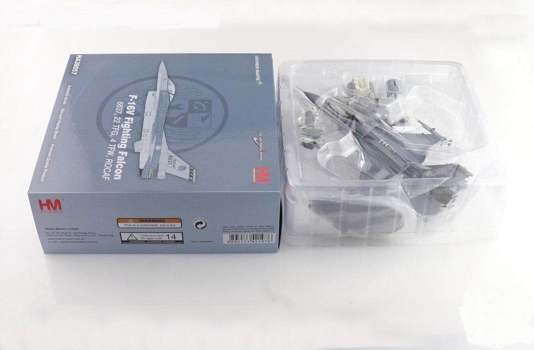 Lockheed F-16V Fighting Falcon / ROCAF 22nd TFG, no. 6637, 6 x GBU-12, Taiwan / Hobby Master 1:72 HA38057