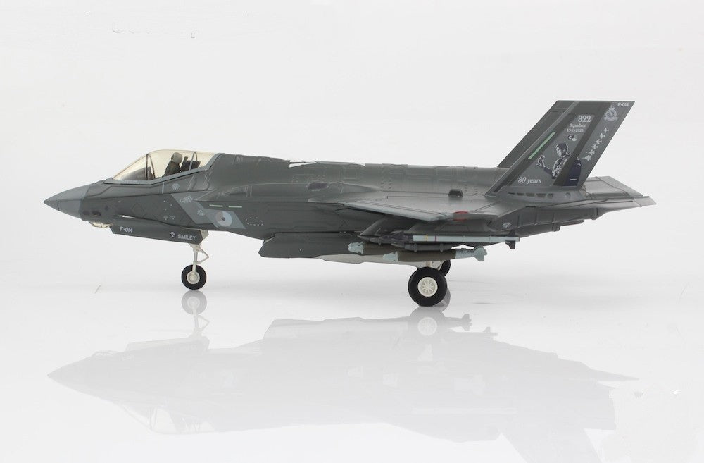 Lockheed F-35A Lightning II / RNLAF 322 Sqn, no. F-014, Leeuwarden AB, Netherlands, 2023 / Hobby Master 1:72  HA4445