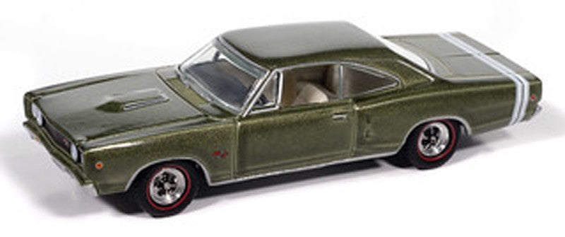 1968 Dodge Coronet R/T Hardtop in Medium Green Poly - Auto World - 1/64 - AWSP194 A