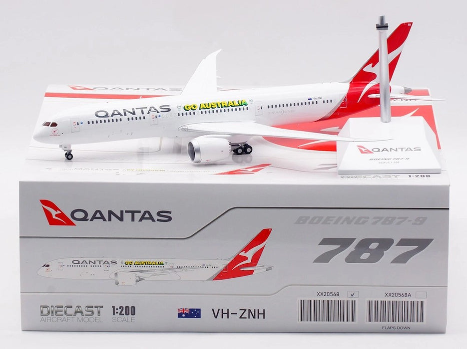 Qantas Boeing B787-9 Dreamliner "Go Australia" / VH-ZNH /  JC Wings  1:200 /  XX20568