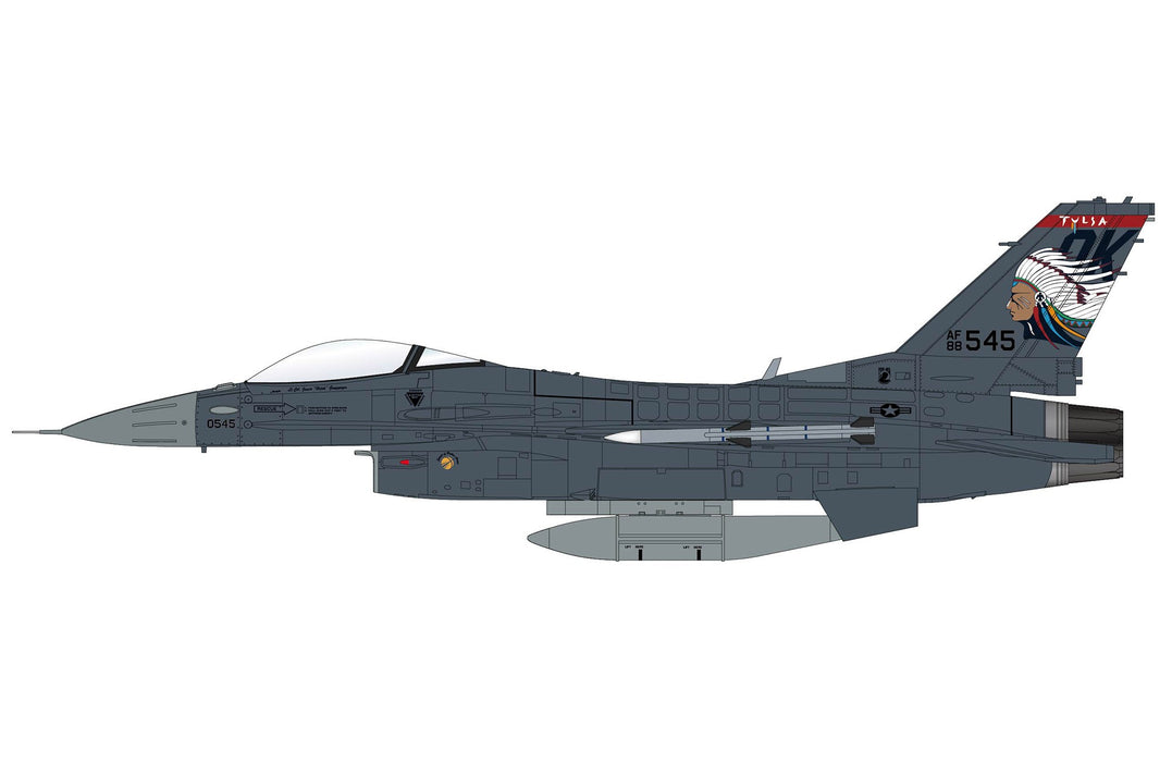 (Preorder) Lockheed F-16C Fighting Falcon / USAF 138th FW OK ANG, Spirit of Broken Arrow, 2024 / Hobby Master 1:72  HA38065