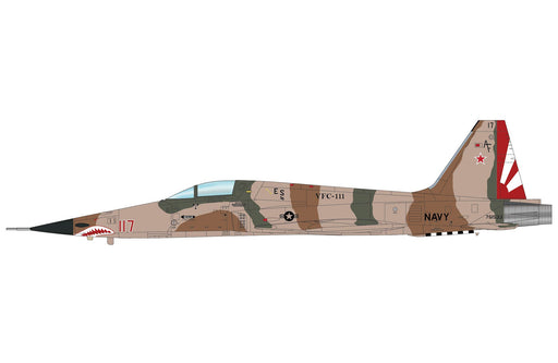 (Preorder)  Northrop F-5N Tiger II / USN VFC-111 Sun Downers, Red 117, NAS Key West, FL, 2014 / HM 1:72  HA3383
