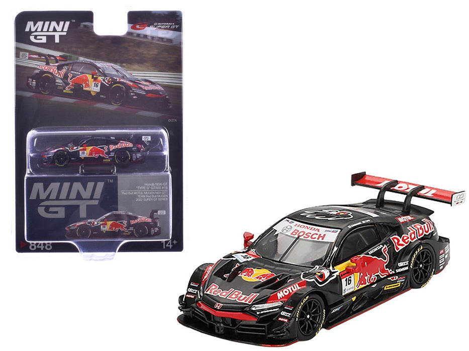 Japan Exclusive Honda Red Bull MOTUL MUGEN NSX-GT TEAM Red Bull MUGEN 2022 SUPER GT - Mini GT - 1:64 - MGT00848