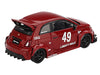 LB-WORKS x Abas Works ABARTH 595 Red - Mini GT - 1:64 - MGT00963 Passion Diecast