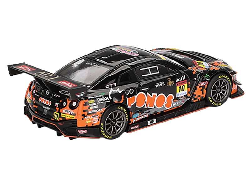 Japan Exclusive Nissan GT-R NISMO GT3 No.10 PONOS GAINER GT-R GAINER 2023 SUPER GT SERIES - Mini GT - 1:64 - MGT00860