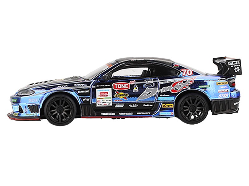 Japan Exclusive Nissan Silvia (S15) D-MAX No.70 D-MAX Racing 2023 D1 Grand Prix - Mini GT - 1:64 - MGT00855 Passion Diecast
