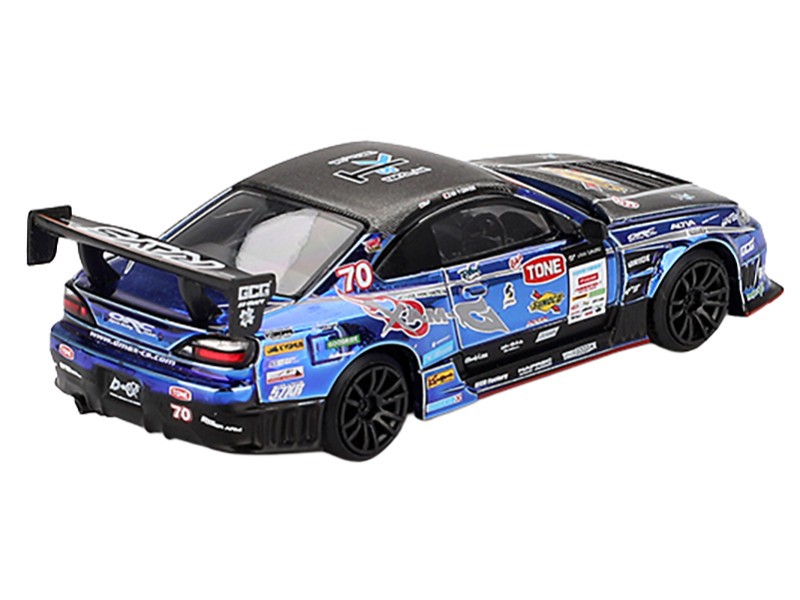 Japan Exclusive Nissan Silvia (S15) D-MAX No.70 D-MAX Racing 2023 D1 Grand Prix - Mini GT - 1:64 - MGT00855 Passion Diecast