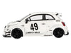 LB-WORKS x Abas Works ABARTH 595 Gara White - Mini GT - 1:64 - MGT00809 Passion Diecast