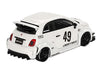 LB-WORKS x Abas Works ABARTH 595 Gara White - Mini GT - 1:64 - MGT00809 Passion Diecast
