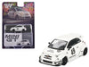 LB-WORKS x Abas Works ABARTH 595 Gara White - Mini GT - 1:64 - MGT00809 Passion Diecast