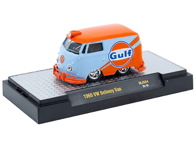 1960 Volkswagen Delivery van Custom GULF - Blue - MiJo Exclusives - M2 Machine - 1:64 - 31500-MJS84