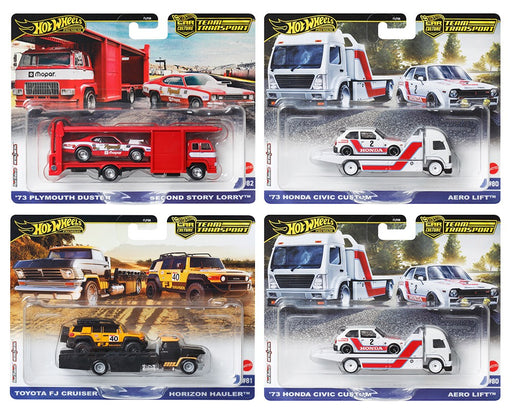Team Transport G Case 2025 Set of 4 - Hot Wheels - 1/64 - FLF56-957G -  Passion Diecast