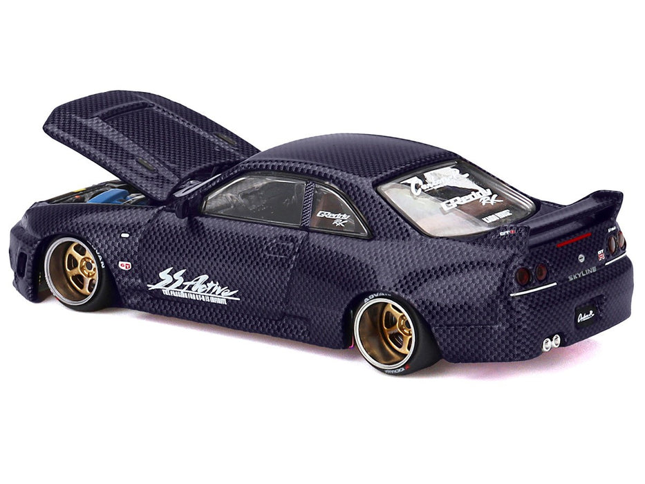 Kaido★House - Nissan Skyline GT-R (R33) Active Carbon R V2 - Mini GT - Mijo Exclusives - 1/64 - KHMG163 Passion Diecast