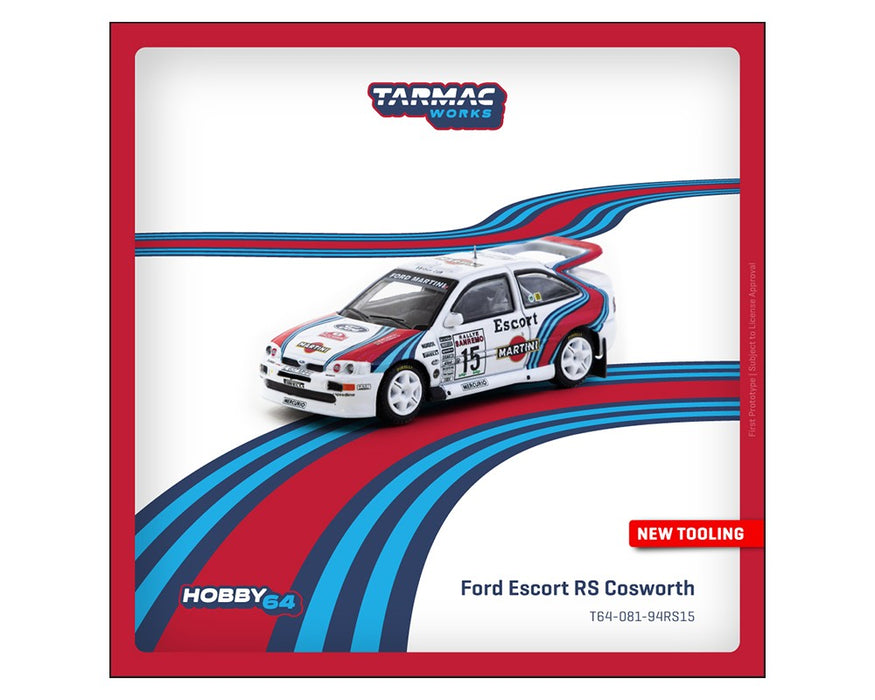 Ford Escort RS Cosworth WRC Rallye Sanremo 1994 - Tarmac Works - 1/64 - T64-081-94RS15 Passion Diecast