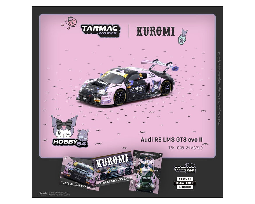 Audi R8 LMS GT3 evo II Kuromi - Uno Racing Macau GT Cup - Tarmac Works - 1/64 - T64-043-24MGP10 Passion Diecast