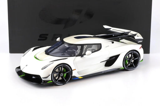 KOENIGSEGG JESKO CRYSTAL WHITE 2019 - 1/12 - GT SPIRIT - GT501
