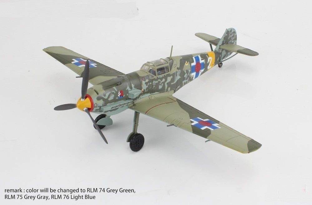 Messerschmitt Bf 109E / Luftwaffe 13/JG 52, White 2, Jan Reznak, Kraznodar, USSR 1943 / Hobby Master 1:48 HA8724