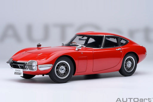 Toyota 2000GT 1967 (Red) - Autoart 1/18 - 79547 - Passion Diecast 