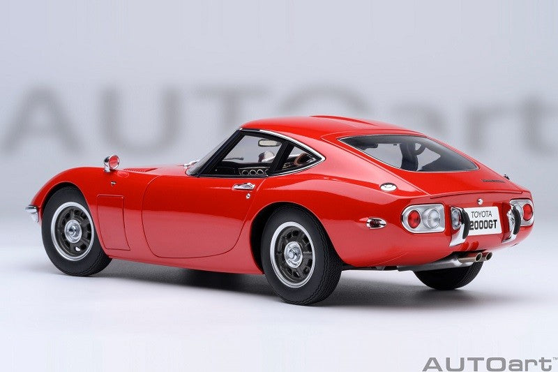 Toyota 2000GT 1967 (Red) - Autoart 1/18 - 79547 - Passion Diecast 