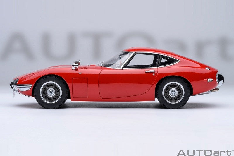 Toyota 2000GT 1967 (Red) - Autoart 1/18 - 79547 - Passion Diecast 