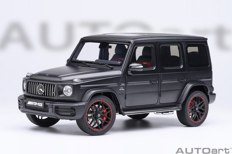 Mercedes-AMG G63 2019 (Designo Night Black Magno) - Autoart 1/18 - 76357 - Passion Diecast 