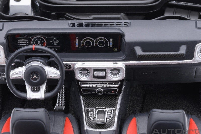 Mercedes-AMG G63 2019 (Designo Night Black Magno) - Autoart 1/18 - 76357 - Passion Diecast 